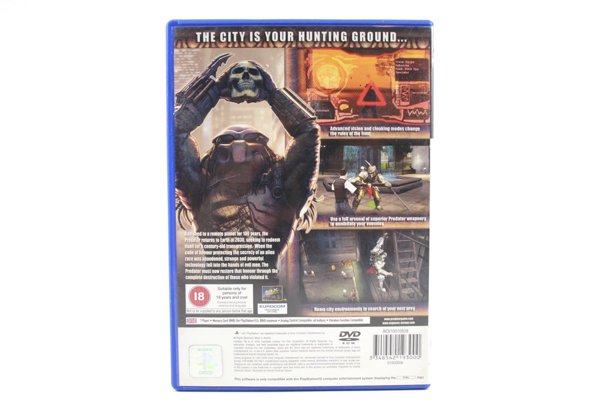 Predator Concrete Jungle - PlayStation 2 (PS2) [PAL] - WITH WARRANTY