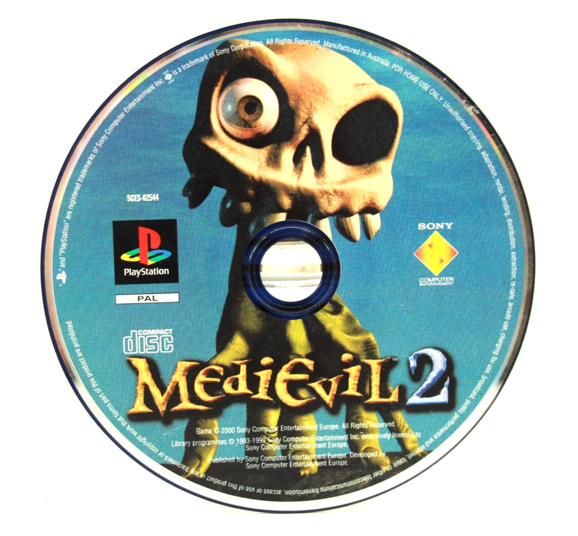 MediEvil 2 [DISC ONLY] - PlayStation 1 (PS1) [PAL] - WITH WARRANTY
