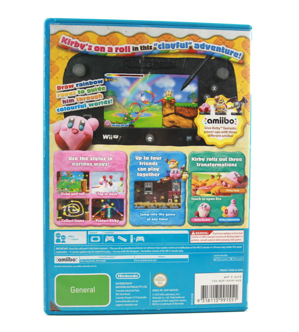 Kirby and the Rainbow Paintbrush (Wii U) [PAL] - WITH WARRANTY