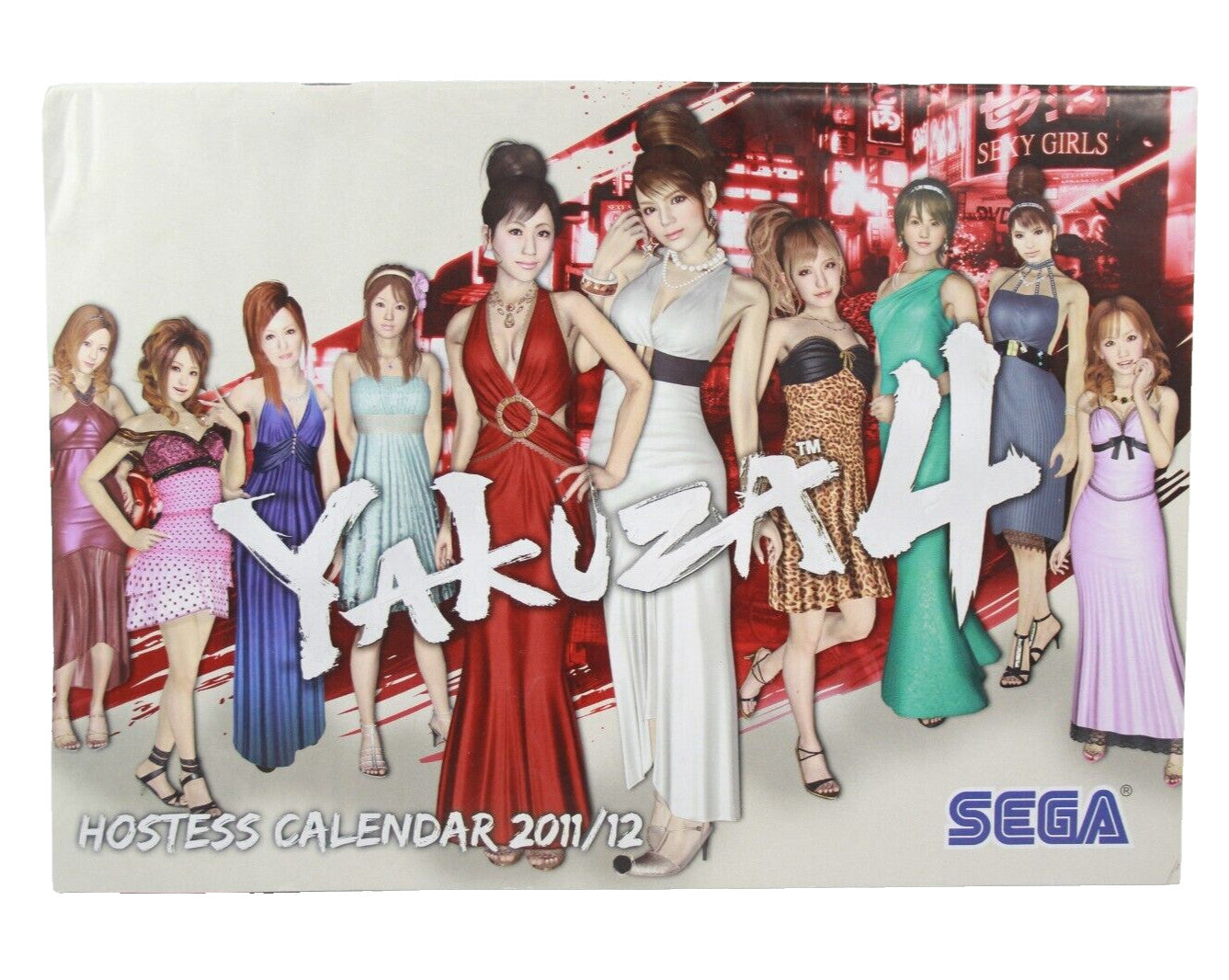 Yakuza 4 Hostess Calendar 2011/12 - SEGA