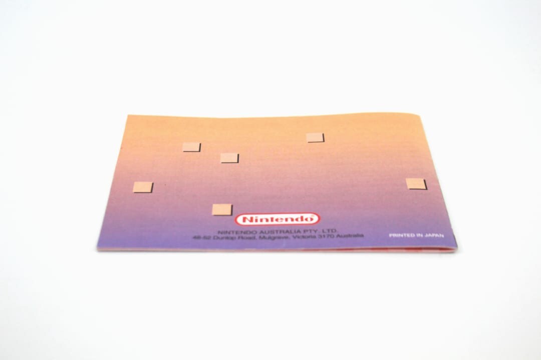 Mario’s Picross - Nintendo Game Boy  (GB) **MANUAL ONLY** [PAL]