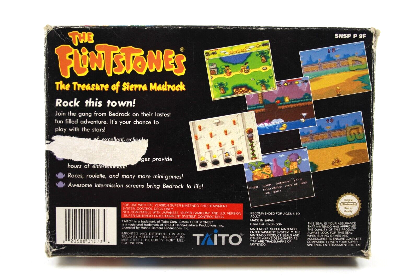 The Flintstones: The Treasure of Sierra Madrock - Super Nintendo (SNES) [PAL]