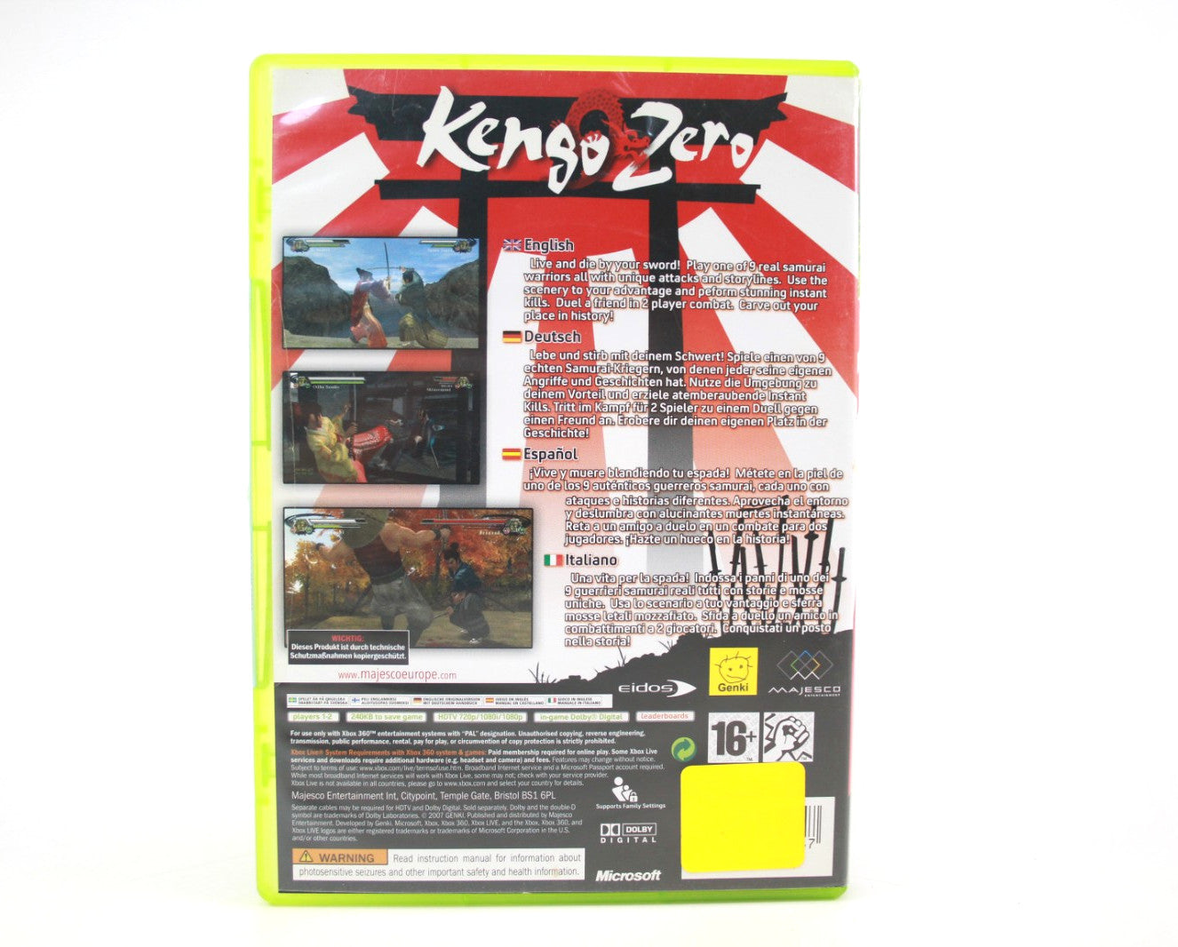 Kengo Zero - Xbox 360 [PAL] - WITH WARRANTY