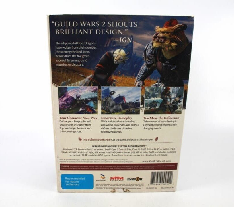 GuildWars 2 - PC-CD ROM [PAL] WITH WARRANTY