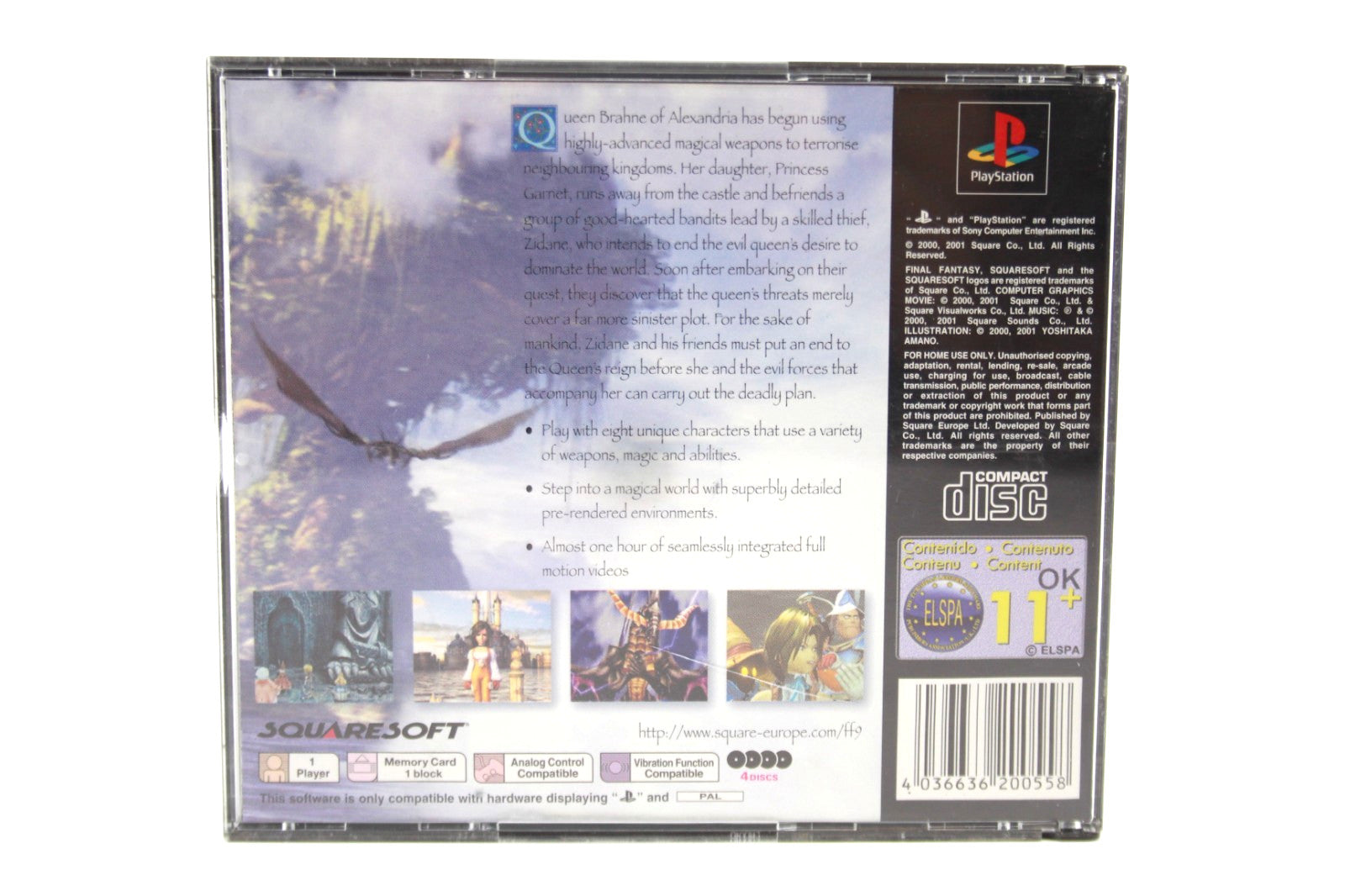 Final Fantasy IX - PlayStation 1 (PS1) [PAL] - WITH WARRANTY