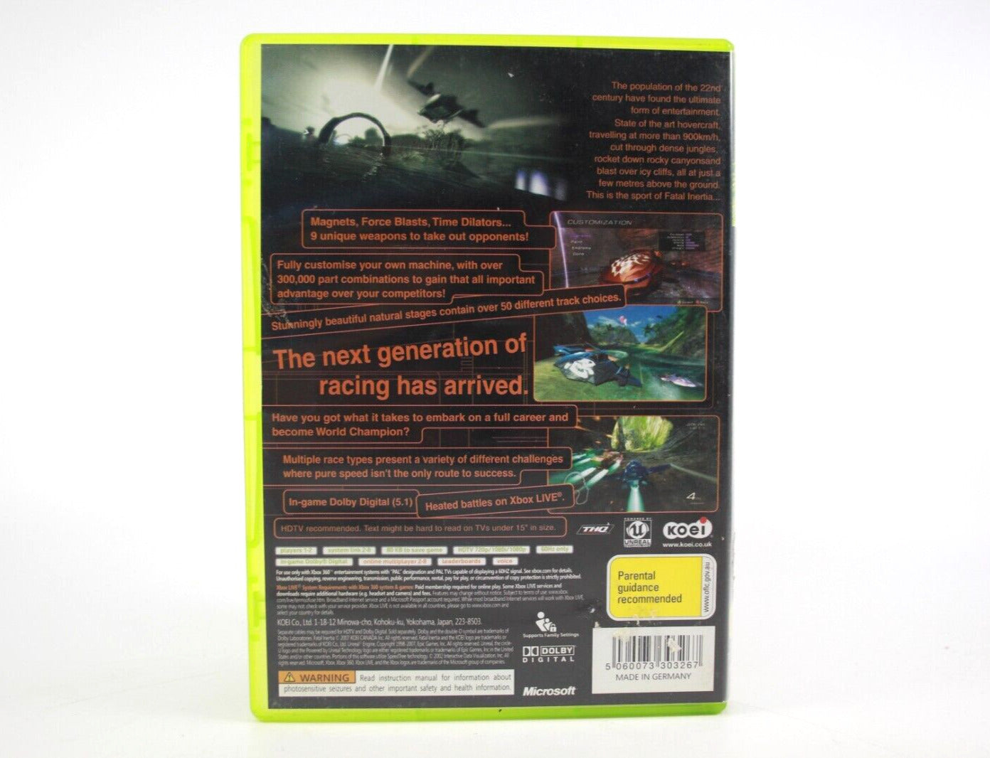 Fatal Inertia - Xbox 360 [PAL] - WITH WARRANTY