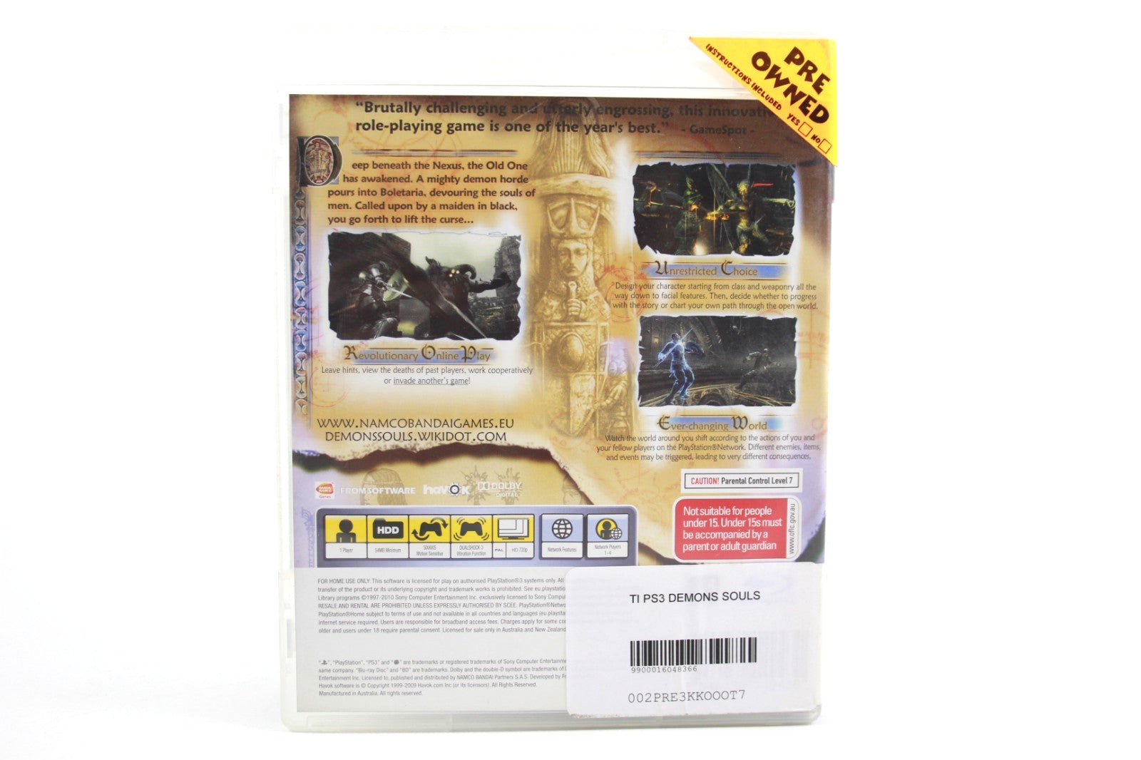 Demon's Souls - PlayStation 3 (PS3) [PAL] - WITH WARRANTY