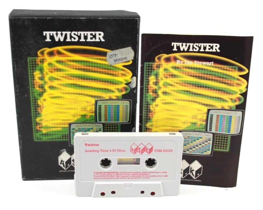 Twister - VIC 20 Cassette Tape BOXED - WITH WARRANTY