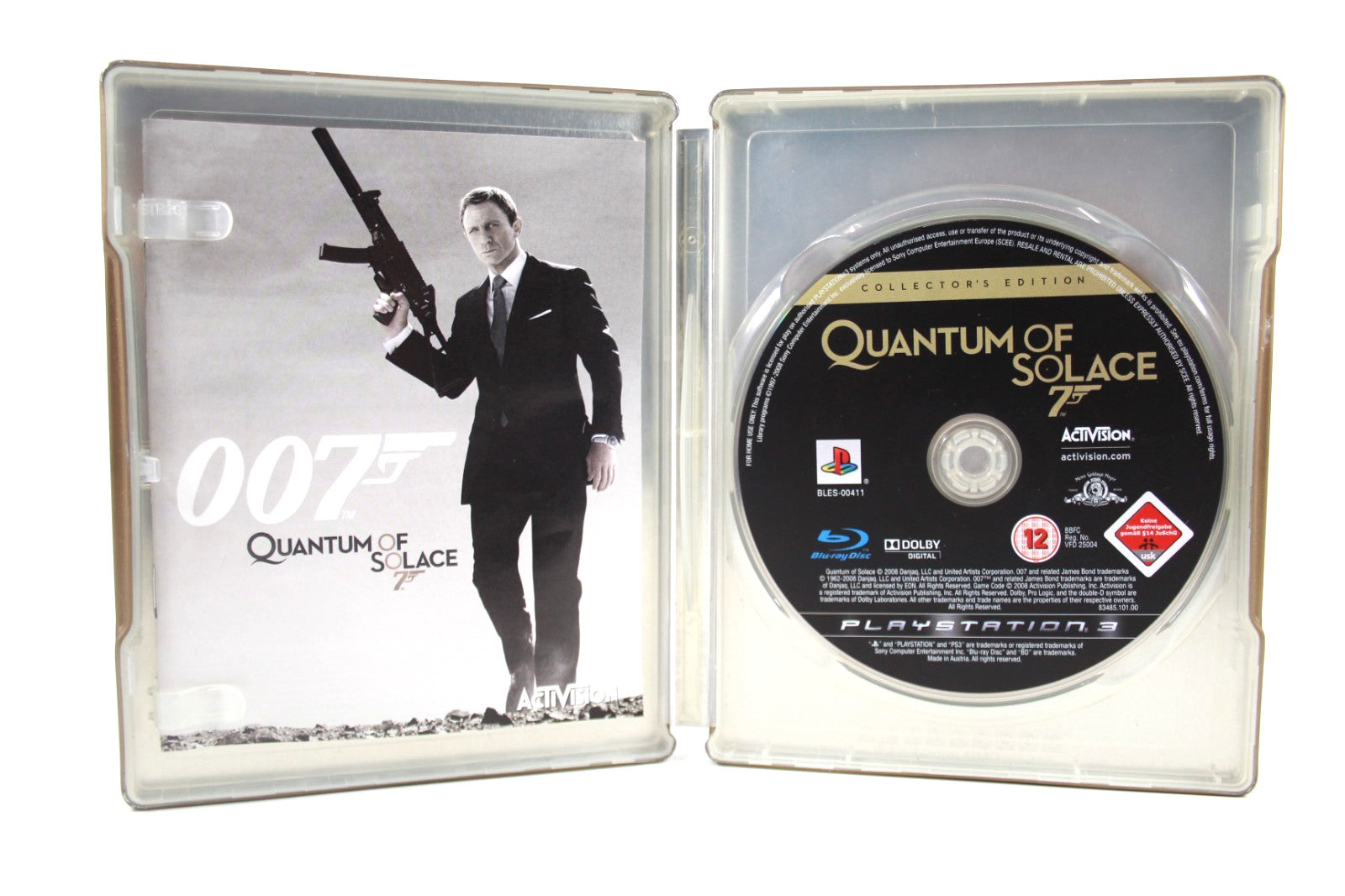 007 Quantum Of Solace [Steel Book] - PlayStation 3 (PS3) [PAL] - WITH WARRANTY