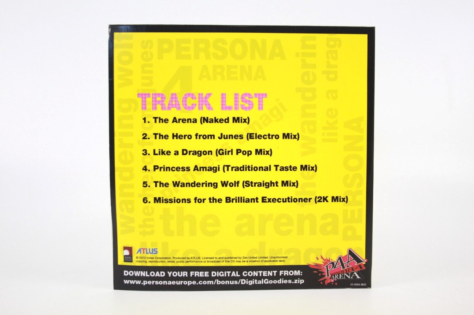 Persona 4 Arena + Soundtrack CD - PlayStation 3 (PS3) [PAL] - WITH WARRANTY