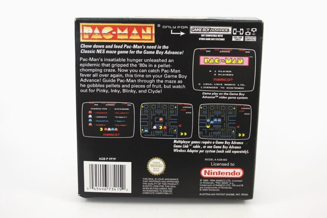 NES Classics Pac-Man - Nintendo Game Boy Advance (GBA) *BOX ONLY*