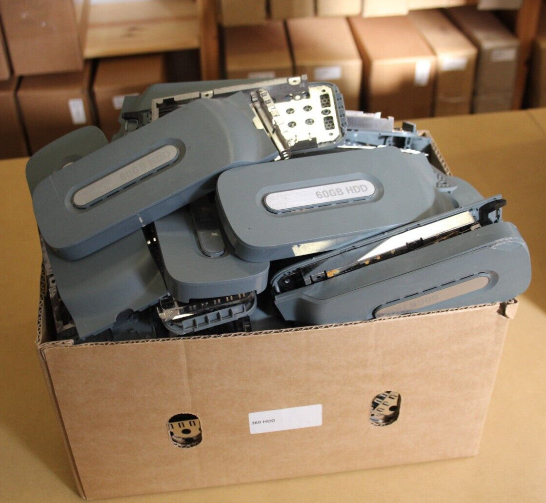 25x Genuine Xbox 360 HDD Cases Shells - Used - Bulk Lot