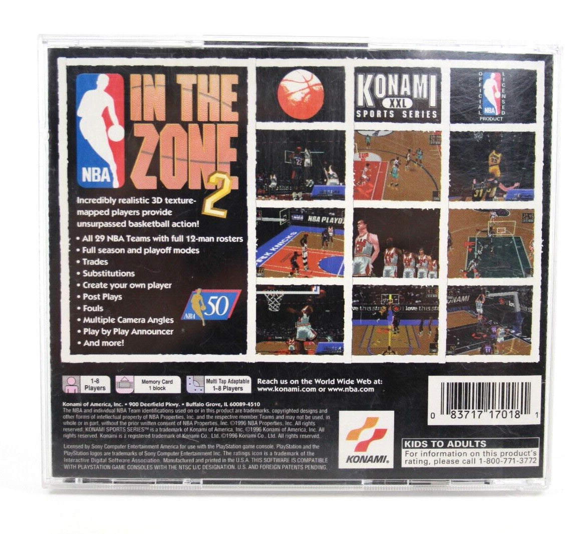 NBA In The Zone 2 - PlayStation 1 (PS1) [NTSC-U] - WITH WARRANTY