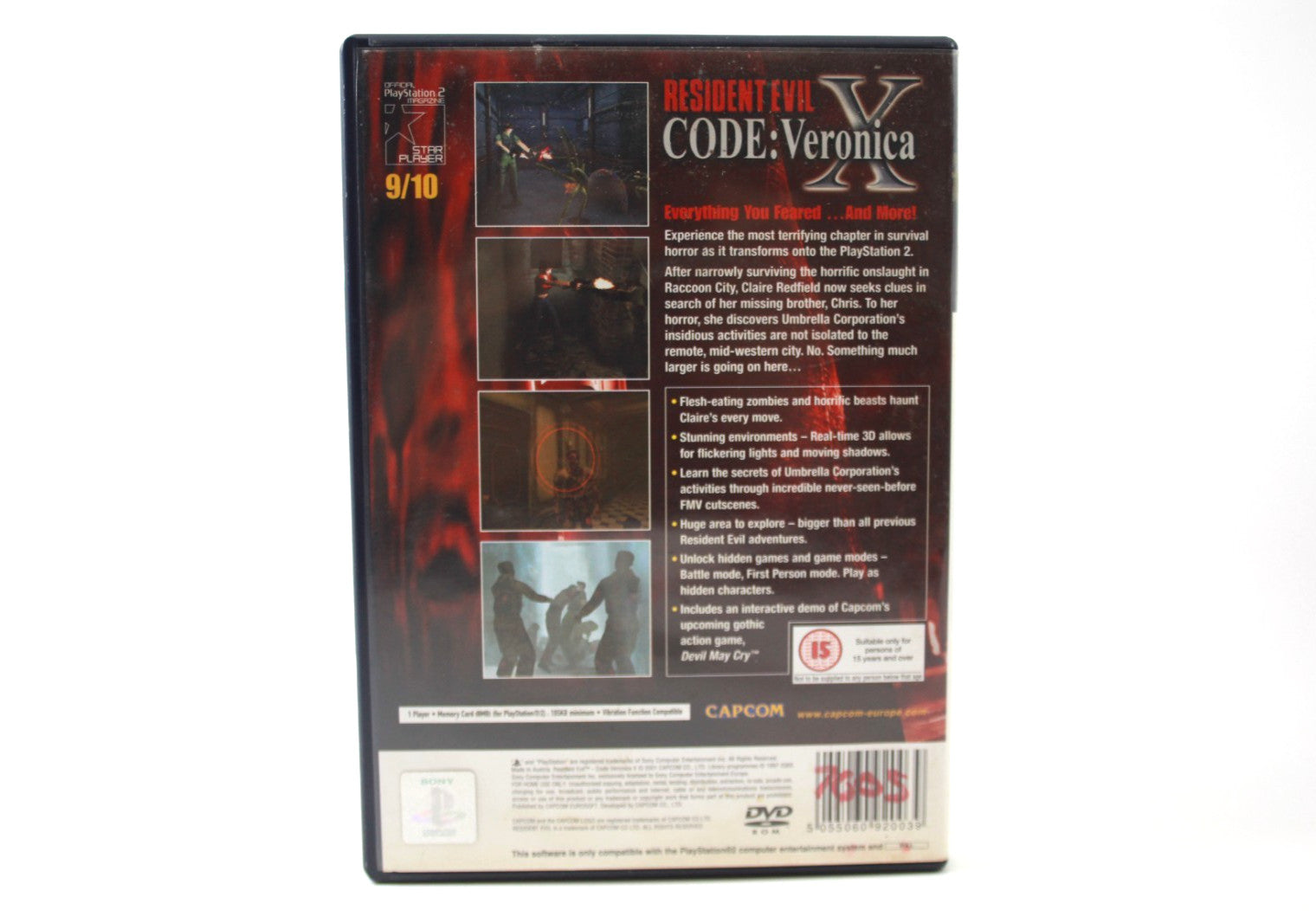 Resident Evil Code: Veronica X - PlayStation 2 (PS2) [PAL] - WITH WARRANTY *COS*