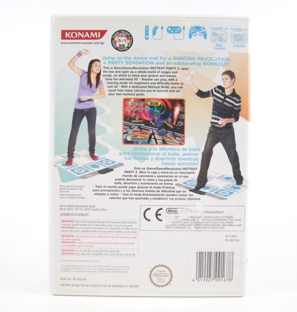 Dance Dance Revolution Hottest Party 2 - Nintendo Wii [PAL] - WITH WARRANTY
