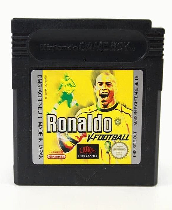 Ronaldo V-Football - Nintendo Game Boy - NEW SAVE BATTERY [PAL] - WARRANTY