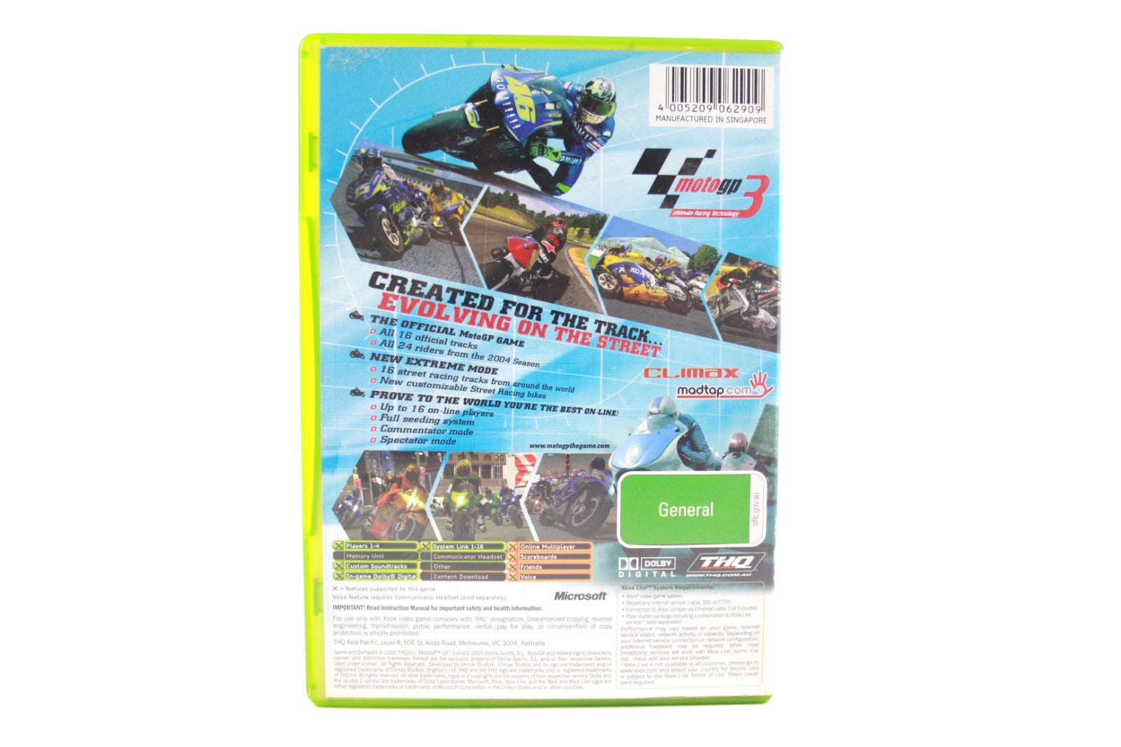 MotoGP 3 Ultimate Racing Technology - Xbox [PAL] - WITH WARRANTY