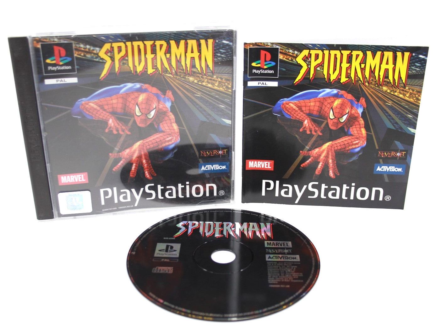 Spider-Man [Black Label] - PlayStation (PS1) [PAL] - WITH WARRANTY