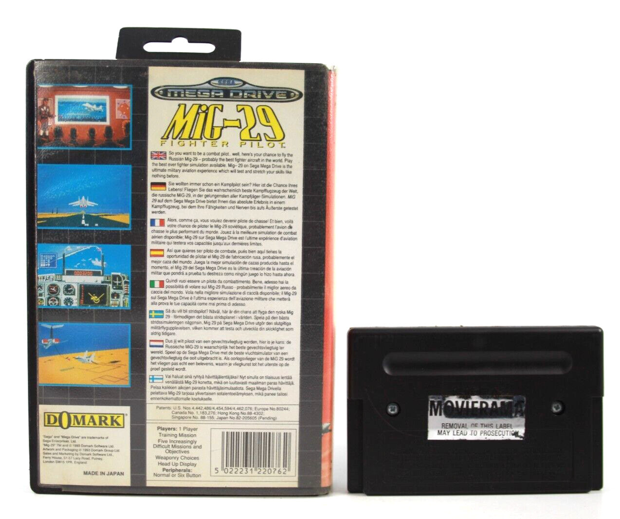 MiG-29 Fighter Pilot - SEGA Mega Drive [PAL] - WITH WARRANTY