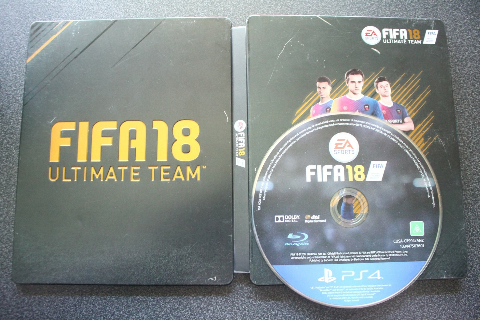 Fifa 18 - Ultimate Team - Steelbook (PS4) [PAL] - WITH WARRANTY -