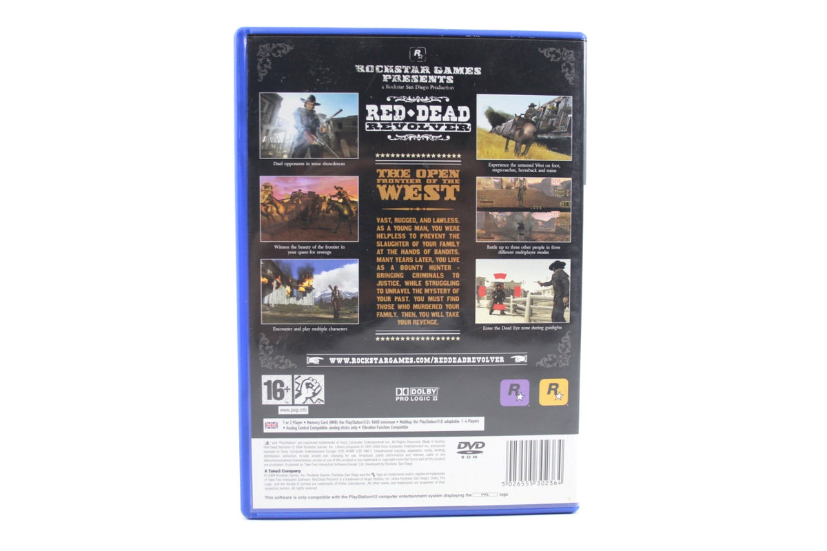 **MINT DISC** Red Dead Revolver (PS2) [PAL] - WITH WARRANTY [Black Label]