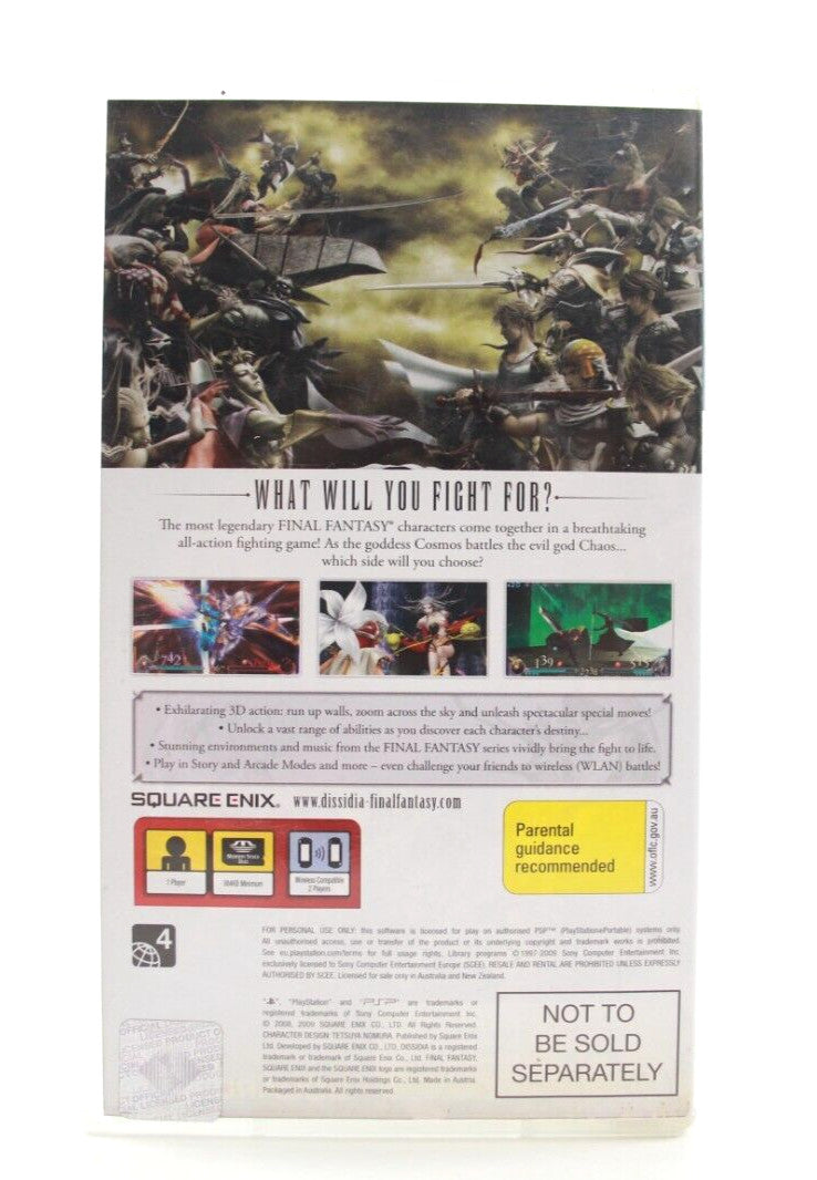 Dissidia Final Fantasy - PlayStation Portable (PSP) [PAL] - WITH WARRANTY