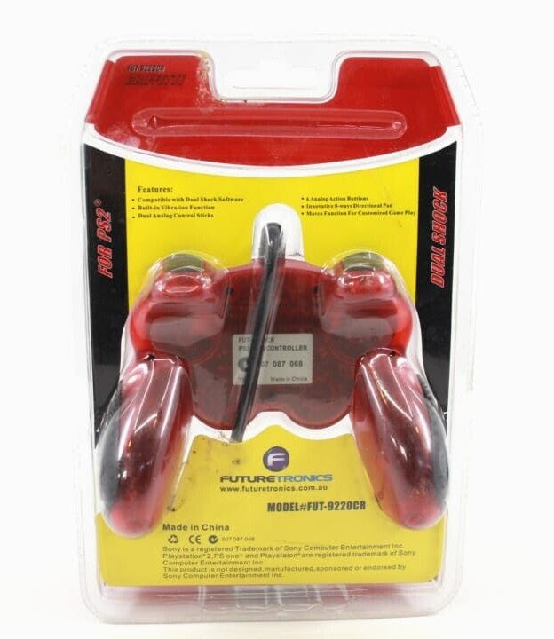 Futuretronics Griffette - Red Dual Shock Controller for PlayStation/PS2