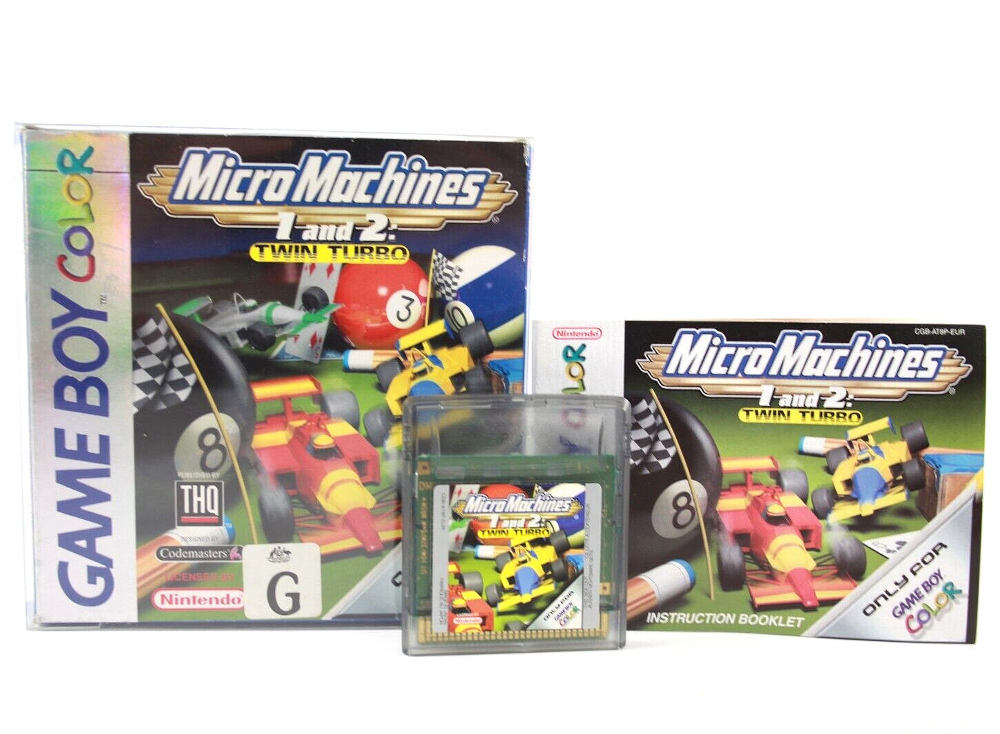 Micro Machines 1 and 2 Twin Turbo - Nintendo Game Boy Color [PAL] WITH WARRANTY