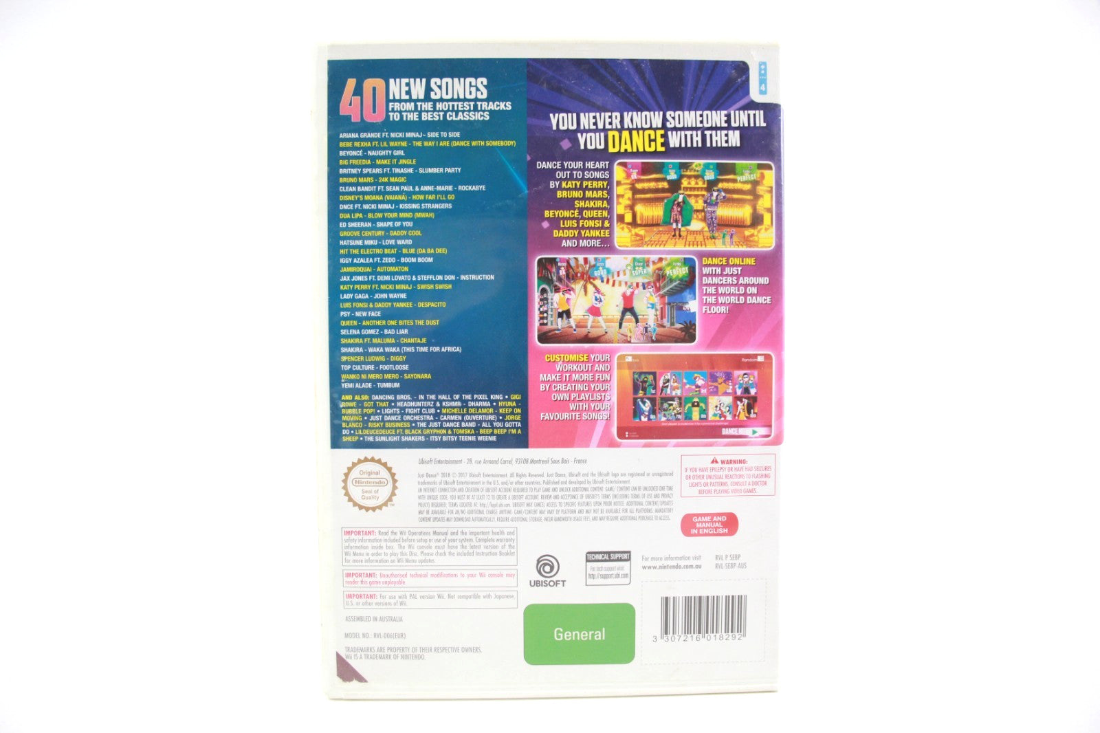 Just Dance 2018 - Nintendo Wii [PAL] - WITH WARRANTY
