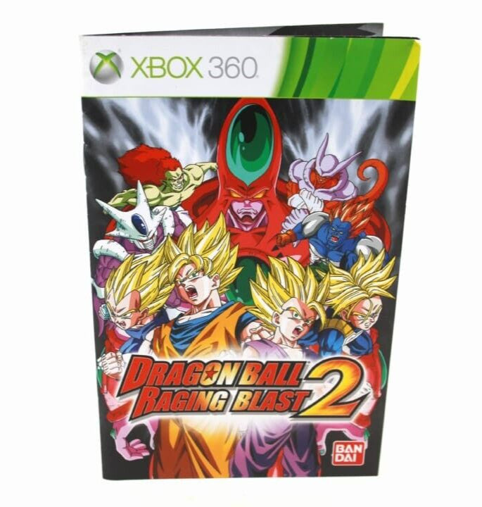 Dragon Ball Raging Blast 2 - Xbox 360 **MANUAL ONLY**