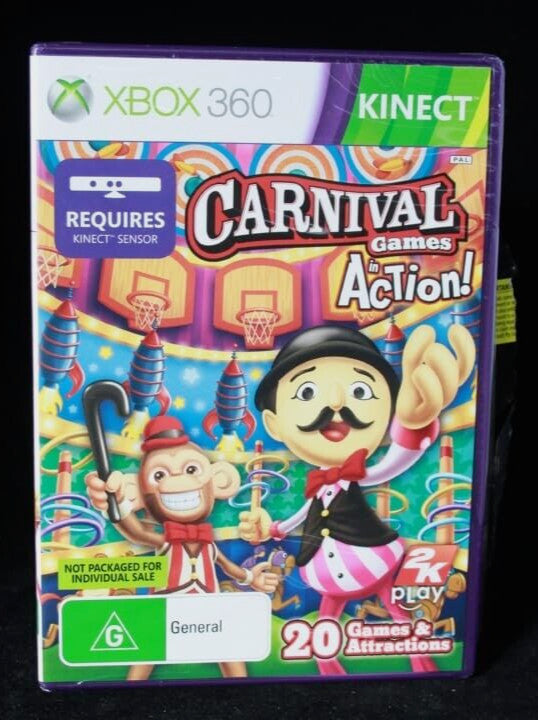 Carnival Games - Xbox 360 [PAL] **Official Xbox Seal Still Intact/Unopened**