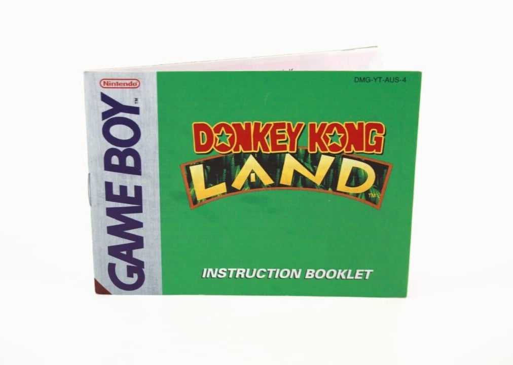 Donkey Kong Land - Nintendo Game Boy (GB) **MANUAL ONLY** [PAL]