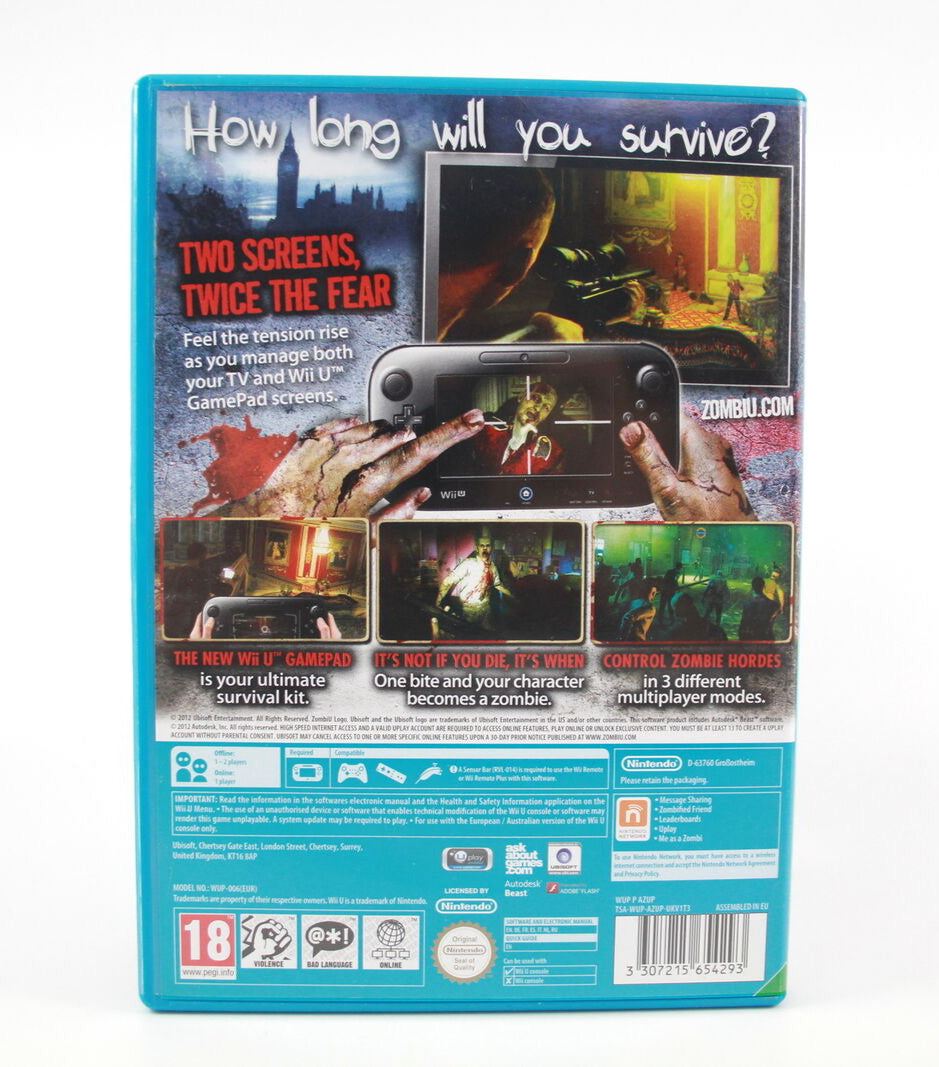 Zombi U (Wii U) [PAL] - WITH WARRANTY