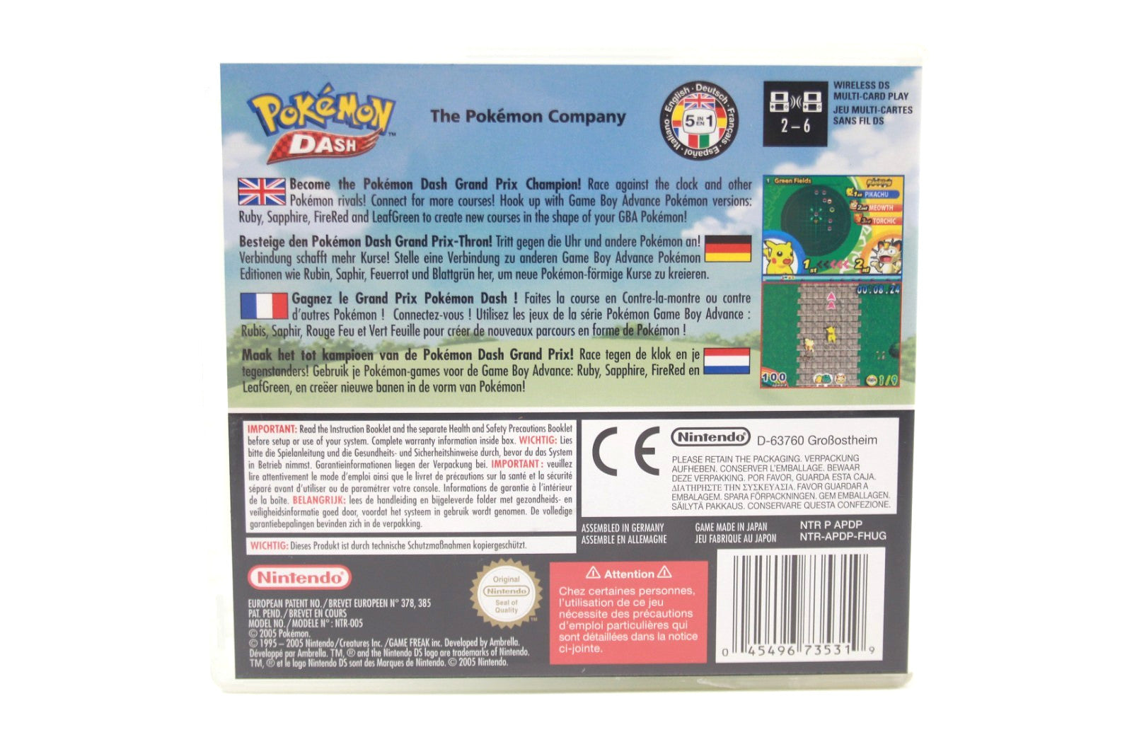 Pokémon Dash - Nintendo DS [PAL] - WITH WARRANTY