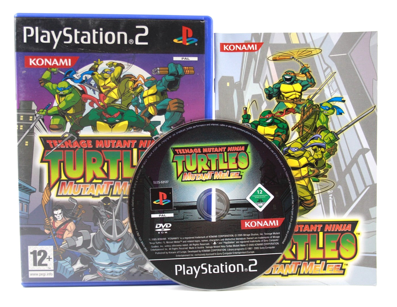 Teenage Mutant Ninja Turtles Mutant Melee - PlayStation 2 (PS2) [PAL] - WARRANTY