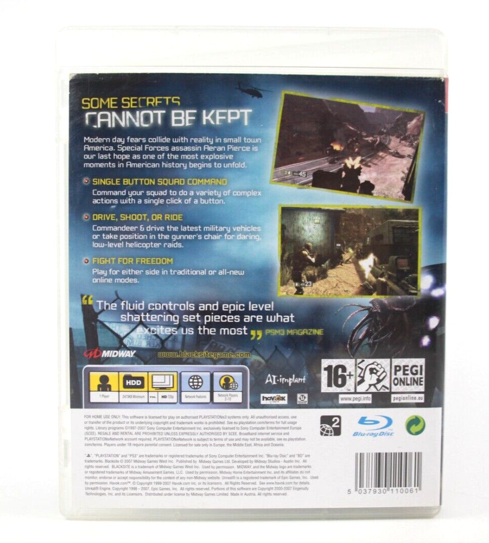 BlackSite: Area 51 - PlayStation 3 (PS3) [PAL] - WITH WARRANTY