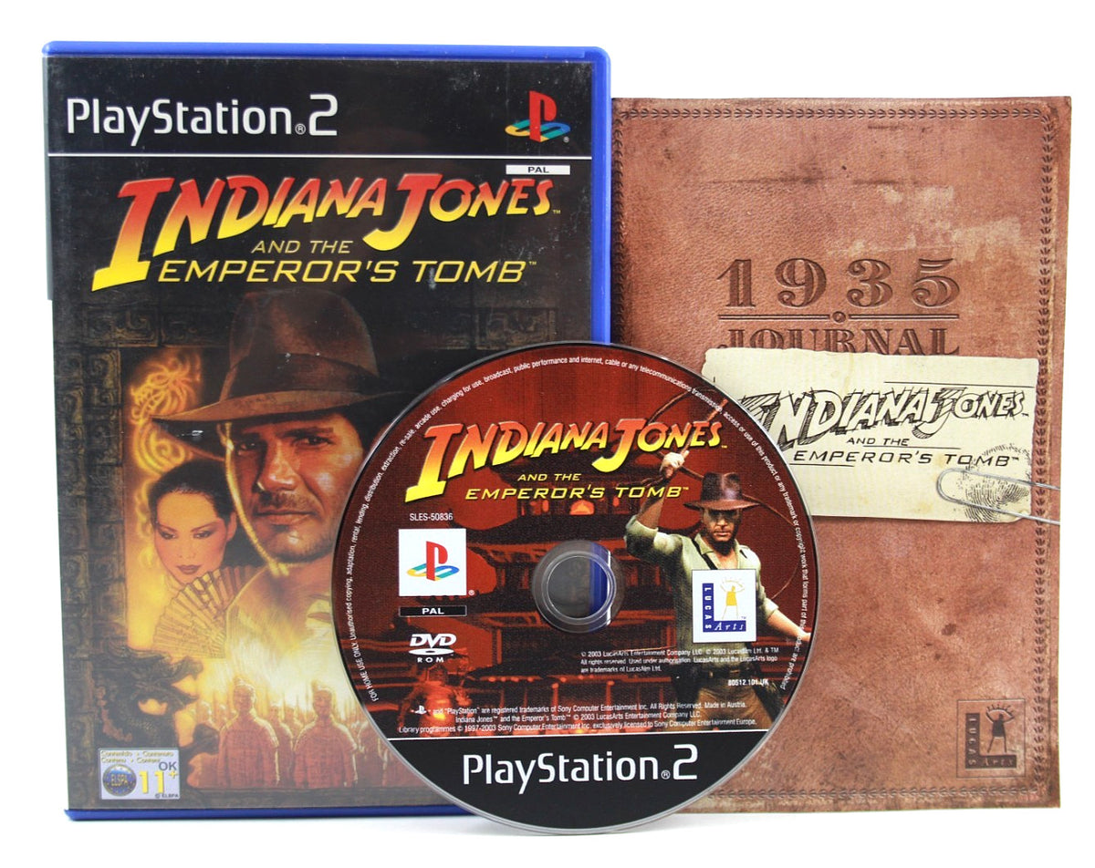 Indiana Jones and The Emperor’s Tomb - PlayStation 2 (PS2) [PAL] - WITH WARRANTY