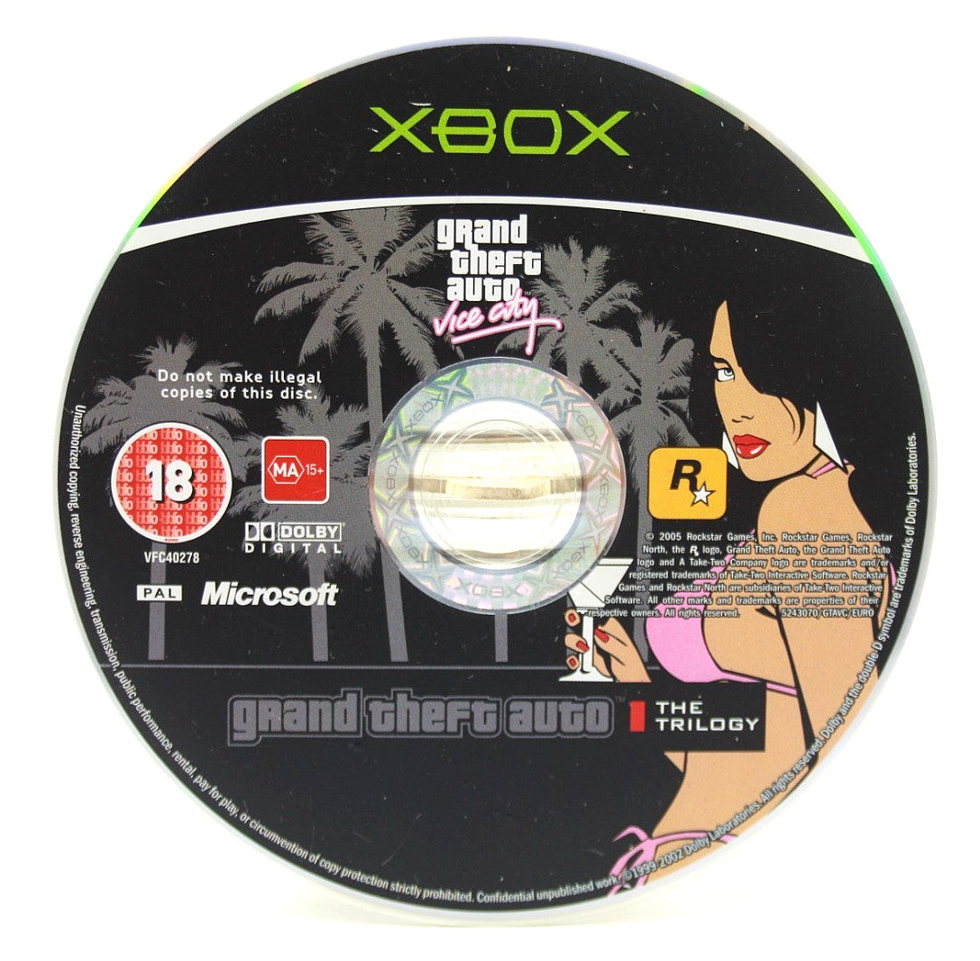Grand Theft Auto: Vice City [DISC ONLY] - Xbox [PAL] - WITH WARRANTY