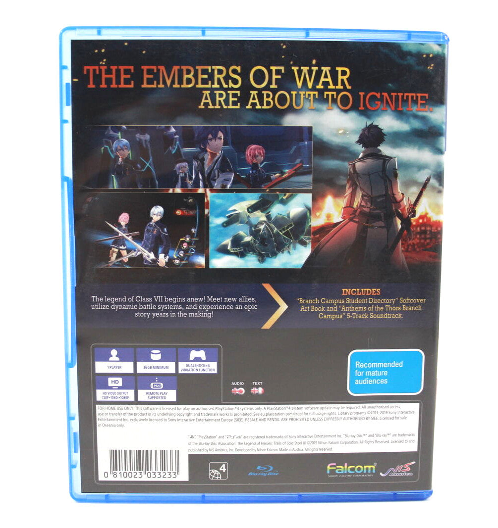 The Legend of Heroes: Trails of Cold Steel III (PS4) [PAL] - WITH WARRANTY