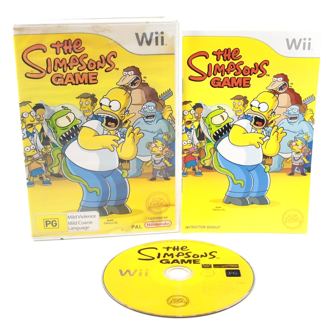 The Simpsons Game - Nintendo Wii [PAL] - WITH WARRANTY