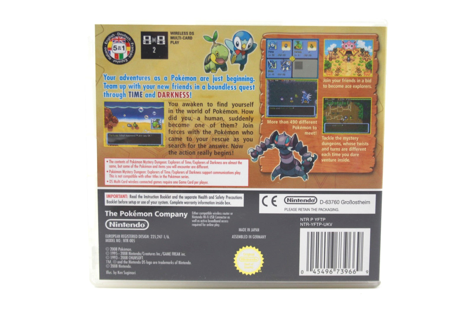 Pokémon Mystery Dungeon: Explorers of Time - Nintendo DS [PAL] - WITH WARRANTY
