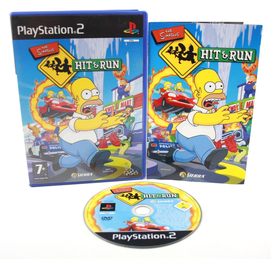 **MINT DISC** The Simpsons: Hit & Run (PS2) [PAL] - WITH WARRANTY