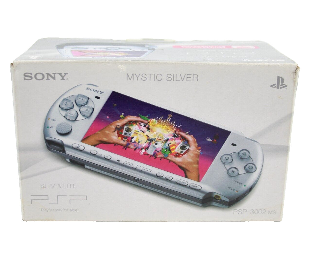 Sony PlayStation Portable (PSP) Console Slim 3002 [Mystic Silver] *BOX ONLY*