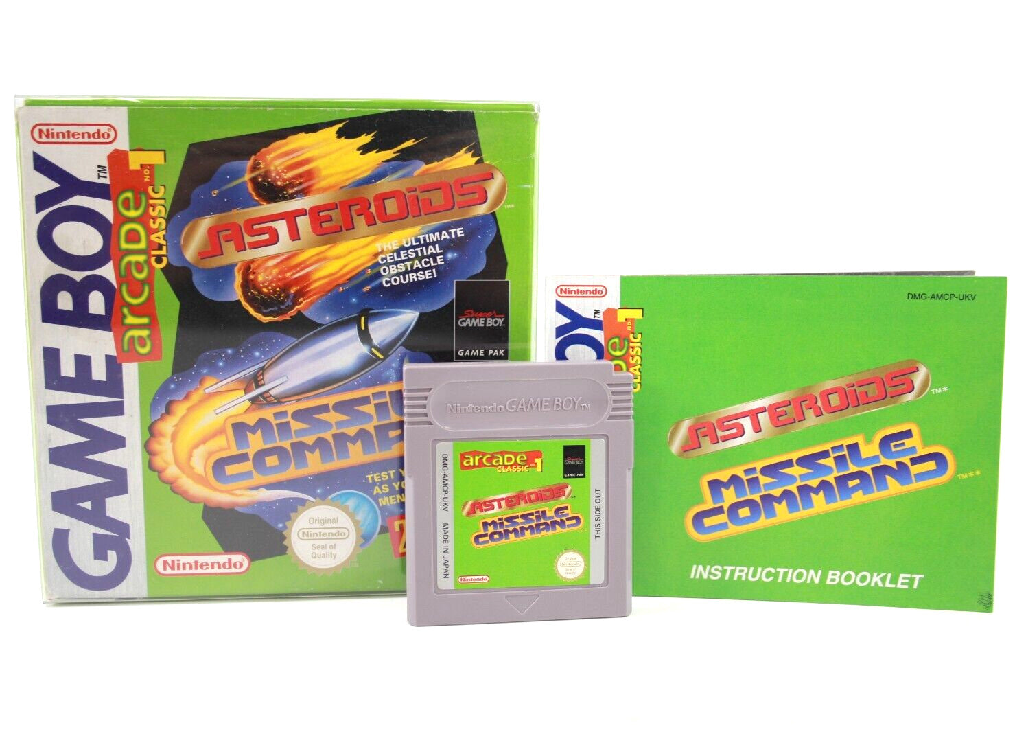 Arcade Classic No. 1: Asteroids/Missile Command - Nintendo Game Boy [PAL]