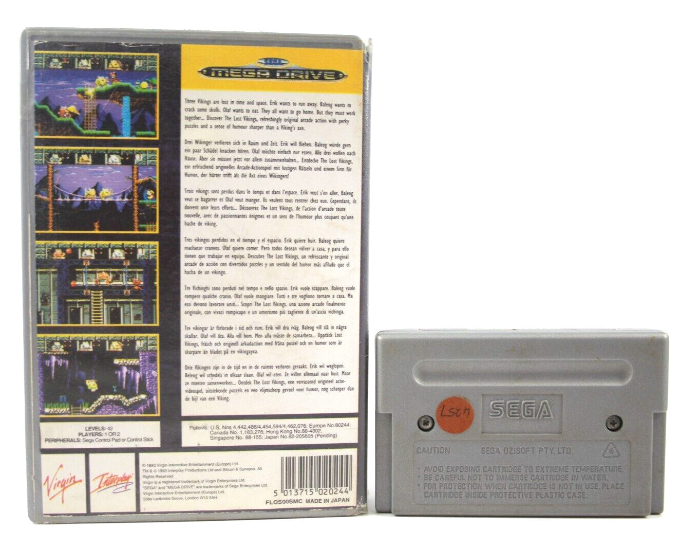 The Lost Vikings - SEGA Mega Drive Game [PAL] - WITH WARRANTY