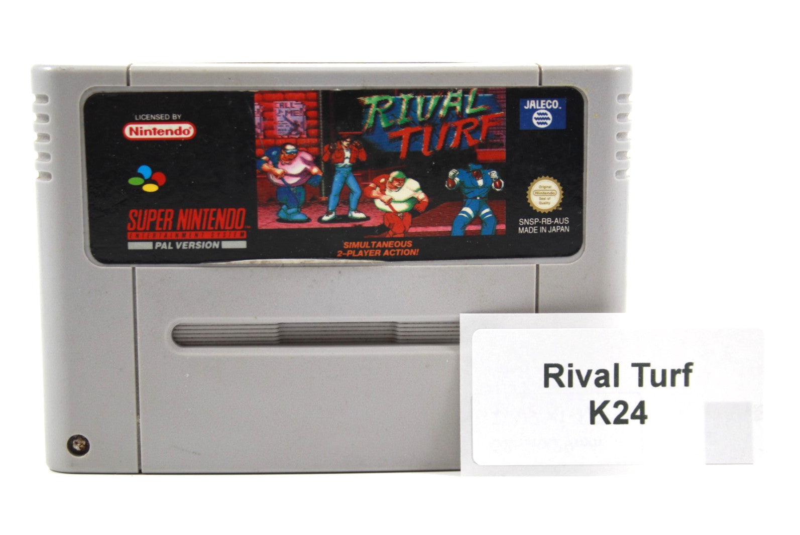 Rival Turf [CART ONLY] - Super Nintendo (SNES) [PAL] - WITH WARRANTY