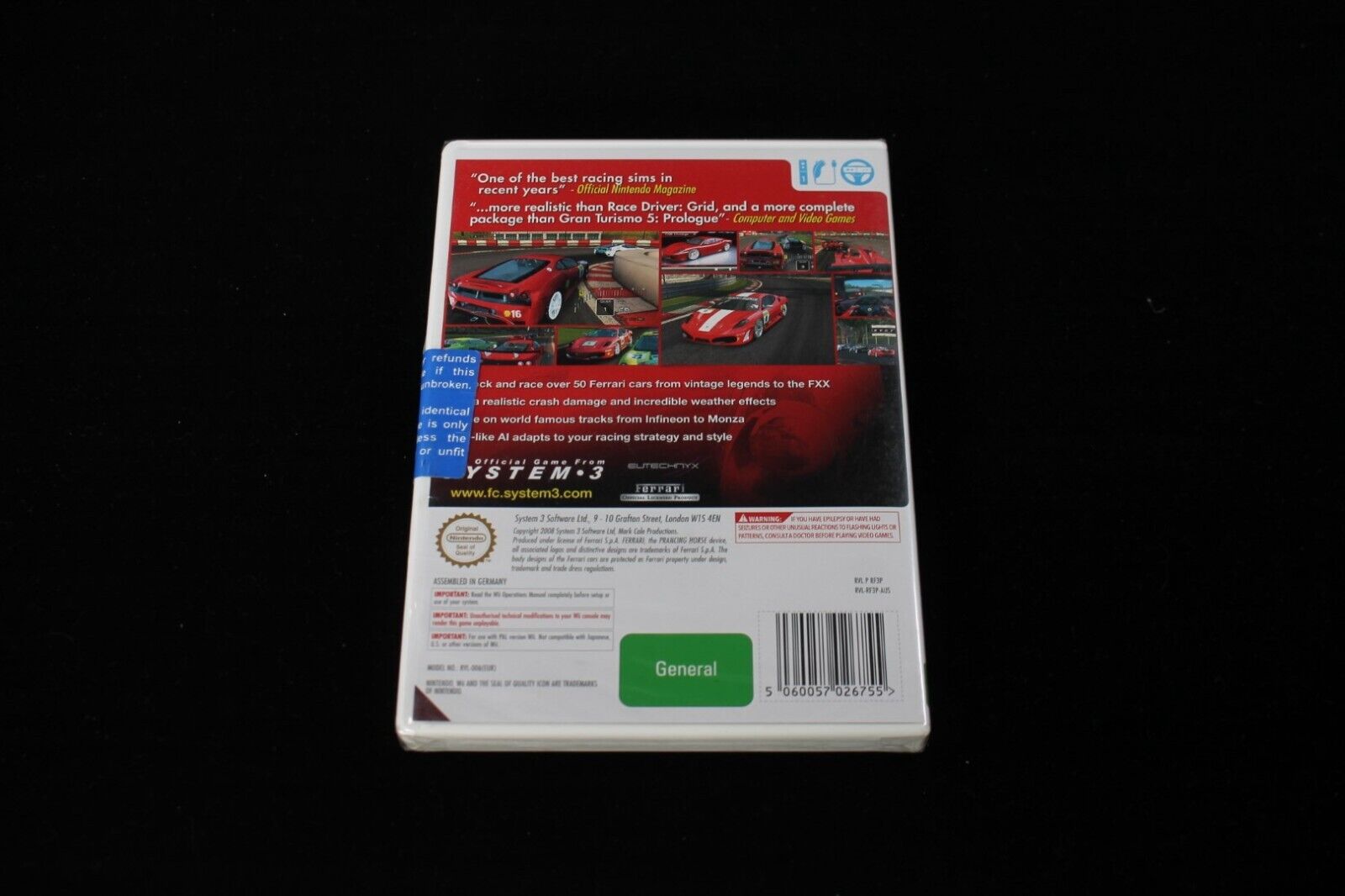 Ferrari Challenge Deluxe - NEW & SEALED (Wii) [PAL] - WITH WARRANTY