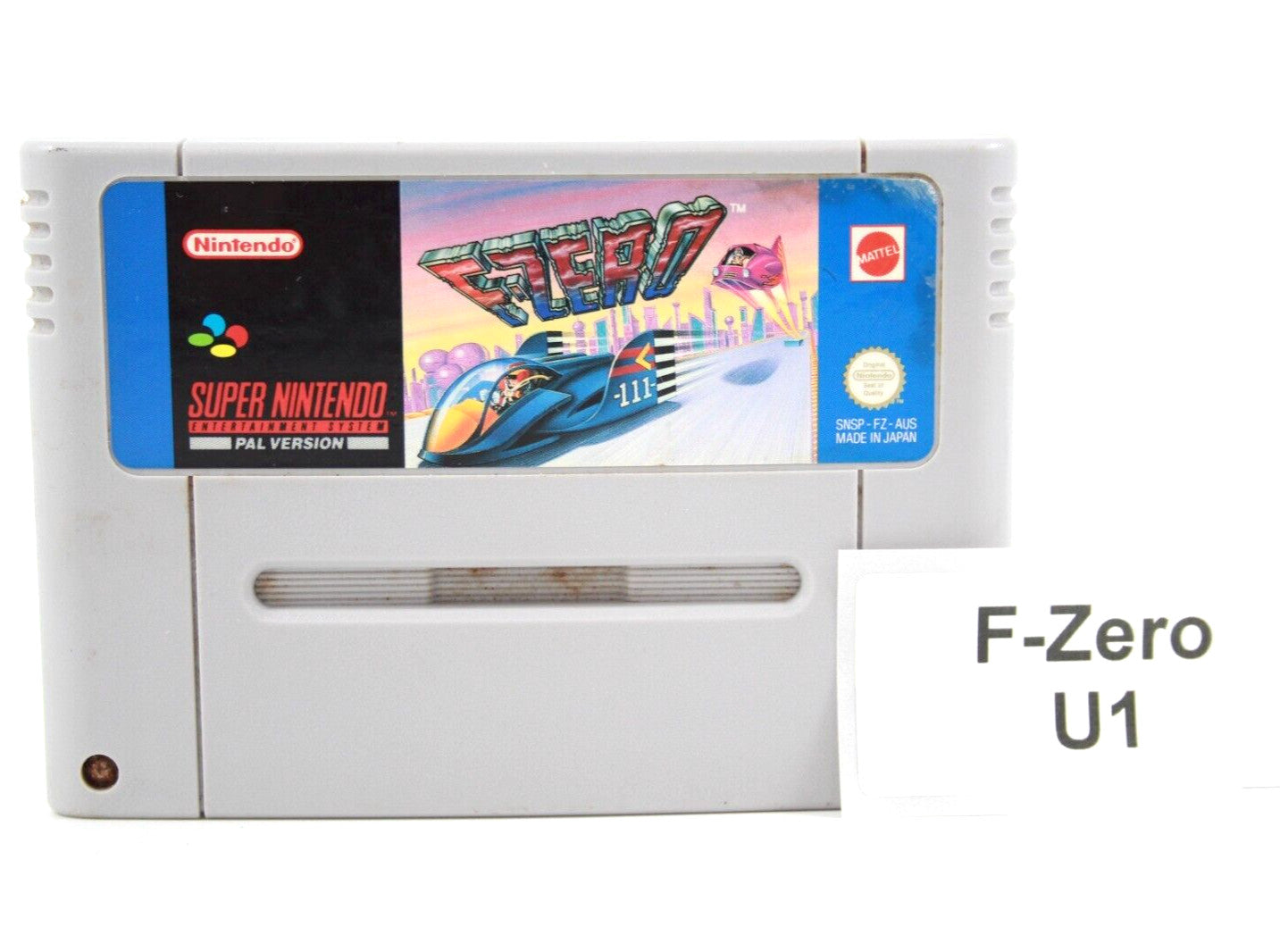 F-Zero [NEW SAVE BATTERY] - Super Nintendo (SNES) [PAL] - WITH WARRANTY