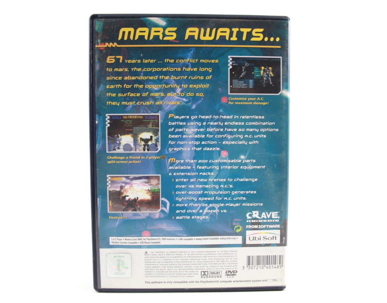 Armored Core 2 - PlayStation 2 (PS2) [PAL] - WITH WARRANTY