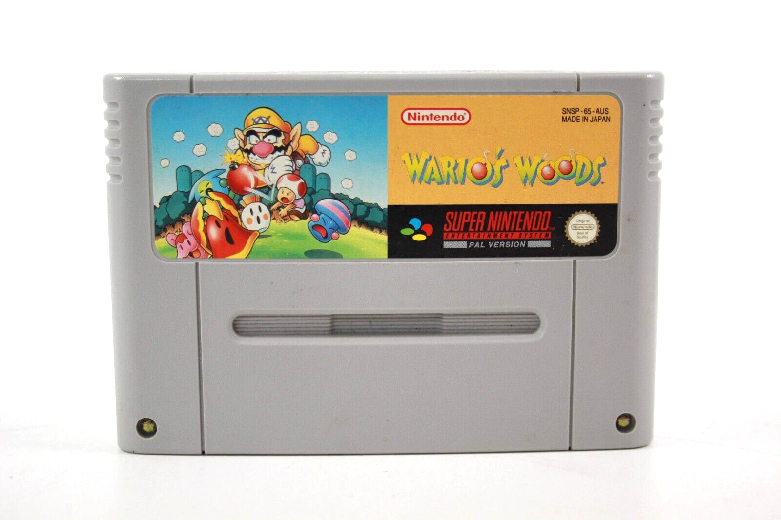 Wario’s Woods - Super Nintendo (SNES) [PAL] - WITH WARRANTY